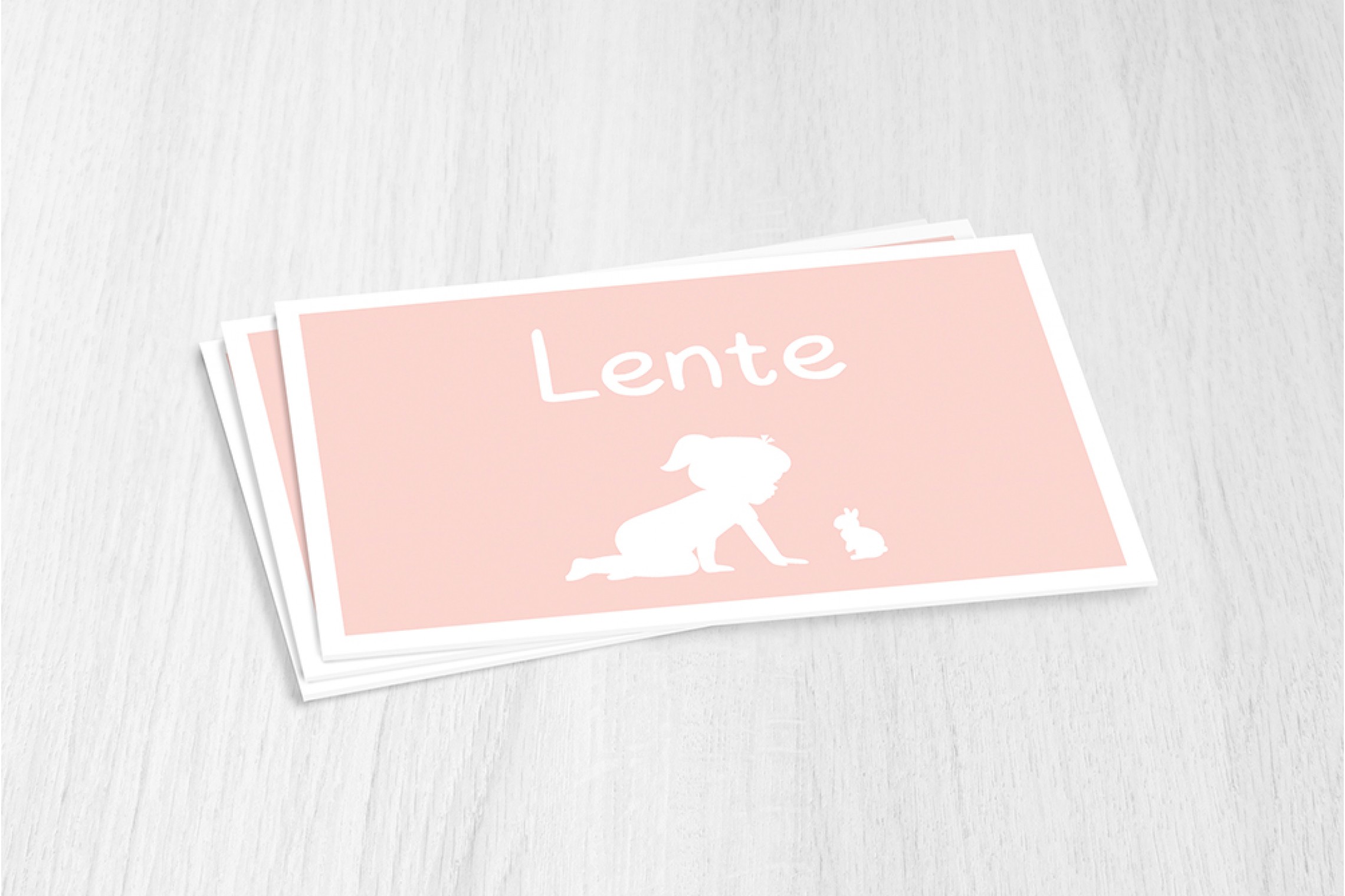 Meisje met konijntje